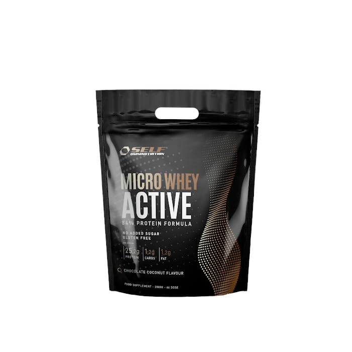 SELF OMNINUTRITION MICRO WHEY ACTIVE proteine del siero del latte isolate 2kg GUSTO CIOCCOLATO COCCO