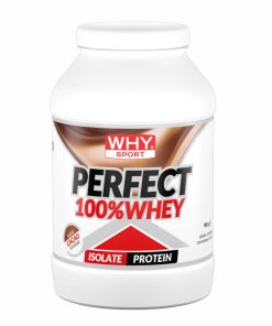WHY SPORT PERFECT 100% WHEY Proteine Isolate 900g gusto CACAO + OMAGGIO