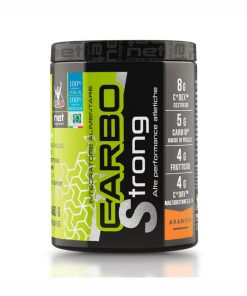 Net Integratori CARBO STRONG integratore di carboidrati maltodestrine gusto ARANCIA 450g