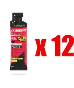 ENERVIT CARBO GEL C2:1 gel energetici con carboidrati LIME 12 x60ml 96622