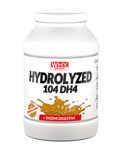 WHY SPORT HYDROLYZED 104 DH4 Proteine Isolate Idrolizzate 900g gusto Cookies e Cream