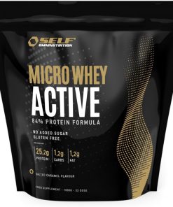 SELF OMNINUTRITION MICRO WHEY ACTIVE proteine del siero del latte isolate 1kg CARAMELLO SALATO