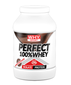 WHY SPORT PERFECT 100% WHEY Proteine Isolate 900g gusto DOPPIO CIOCCOLATO + OMAGGIO