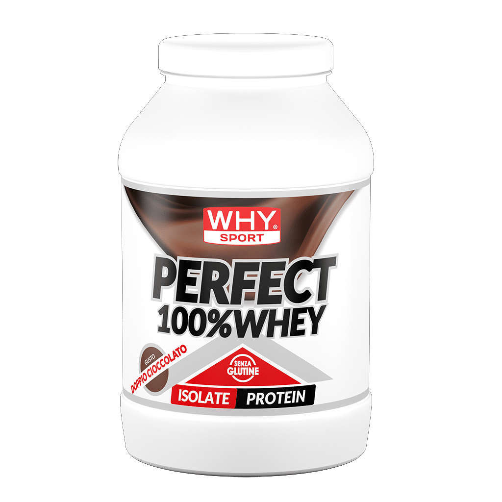 WHY SPORT PERFECT 100% WHEY Proteine Isolate 900g gusto DOPPIO CIOCCOLATO + OMAGGIO - immagine 2